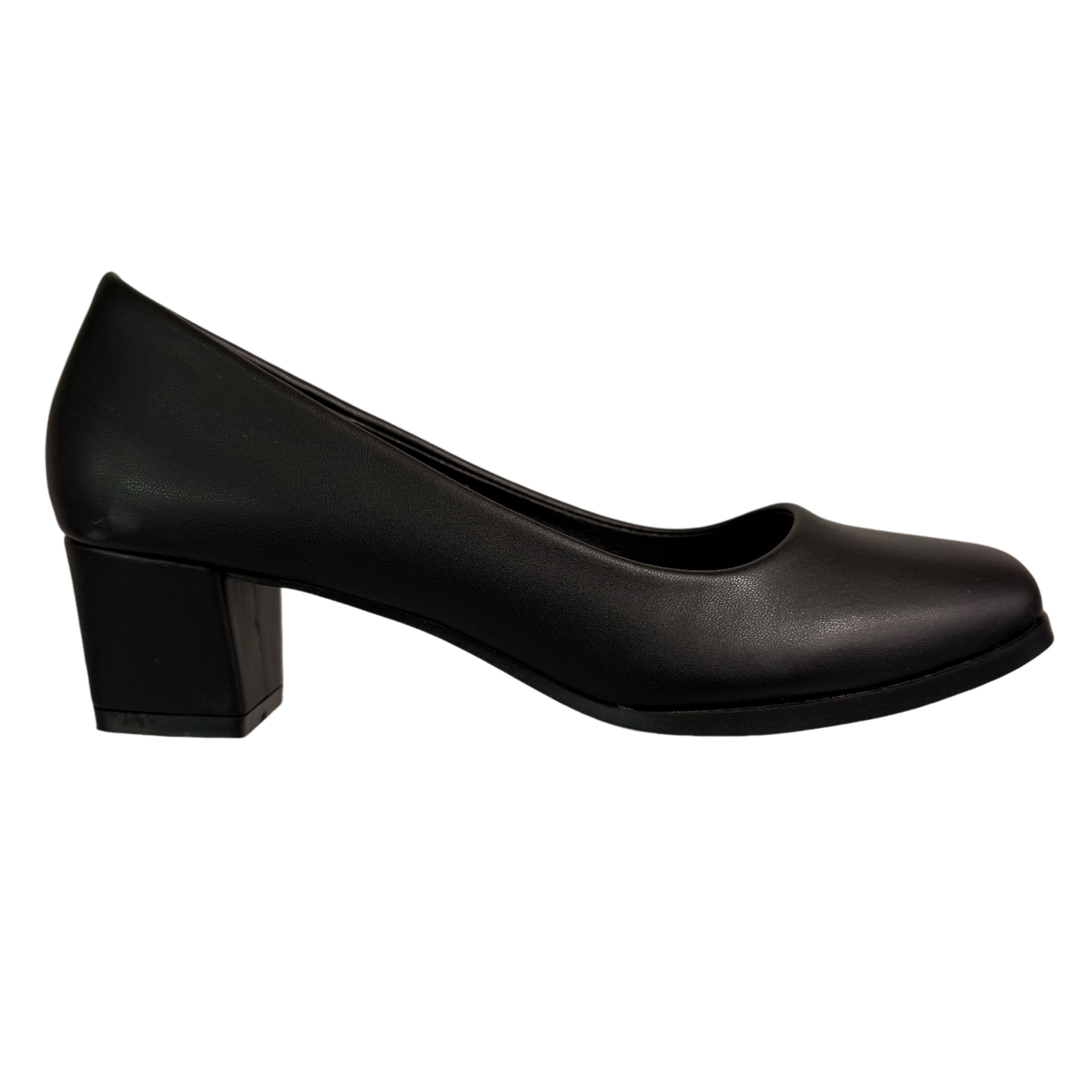 Ladies Carlo Bossi Black Block High Heels