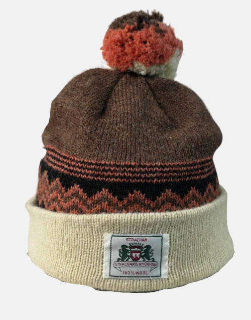 STRACHAN & MYBURGH 100% Wool Khaki Beanie