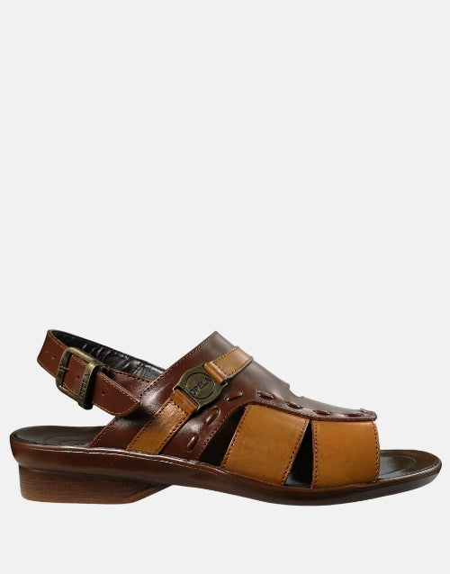 Opela Shaka B Wheat Leather Sandals