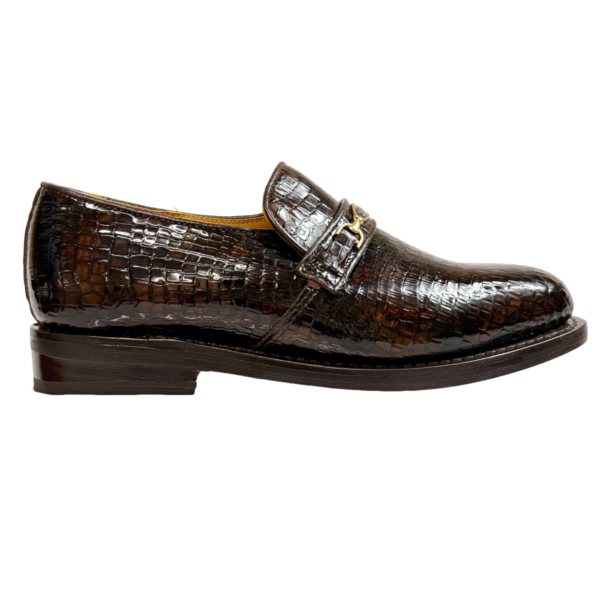 Saxone of Scotland Leather Choc Moccasin