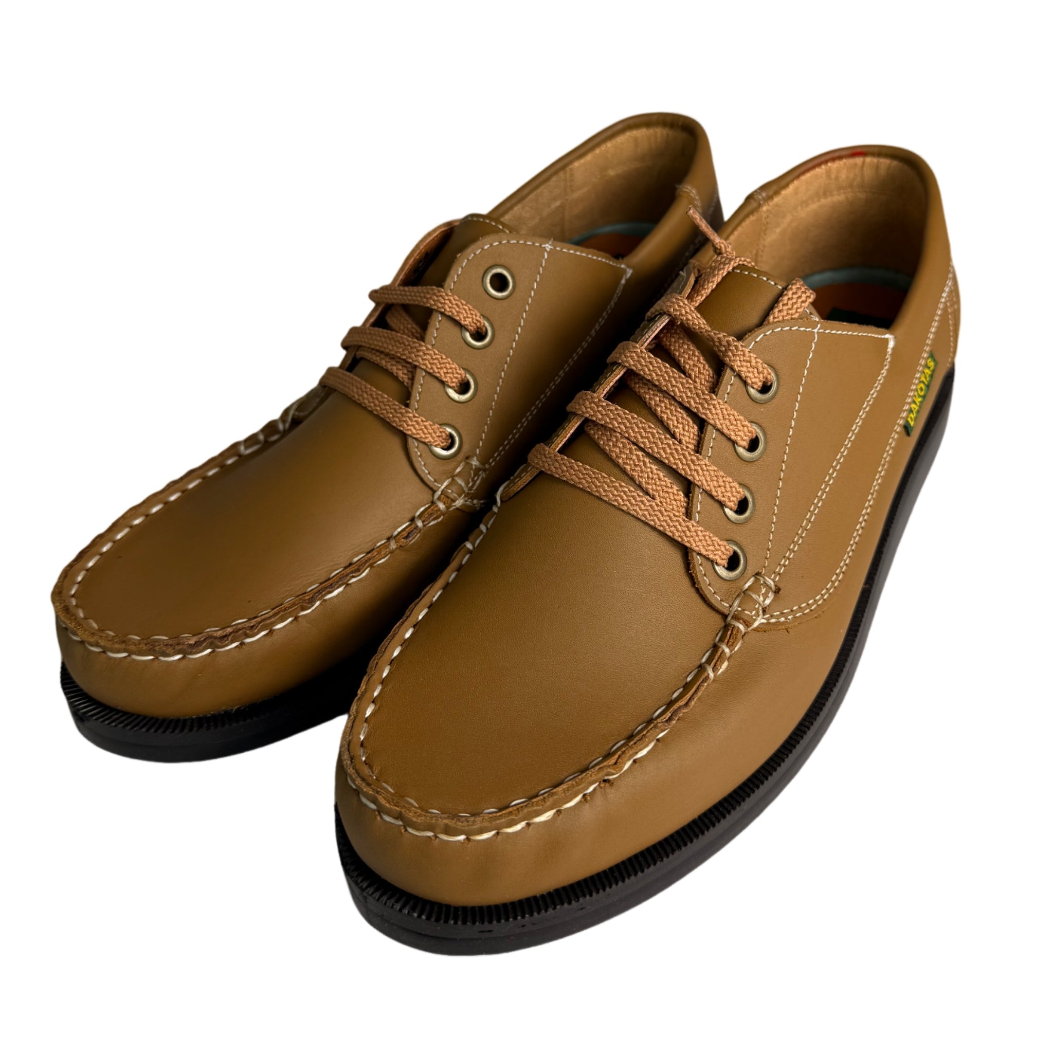 Dakota Carson Leather Dockside Boat Shoe Tan
