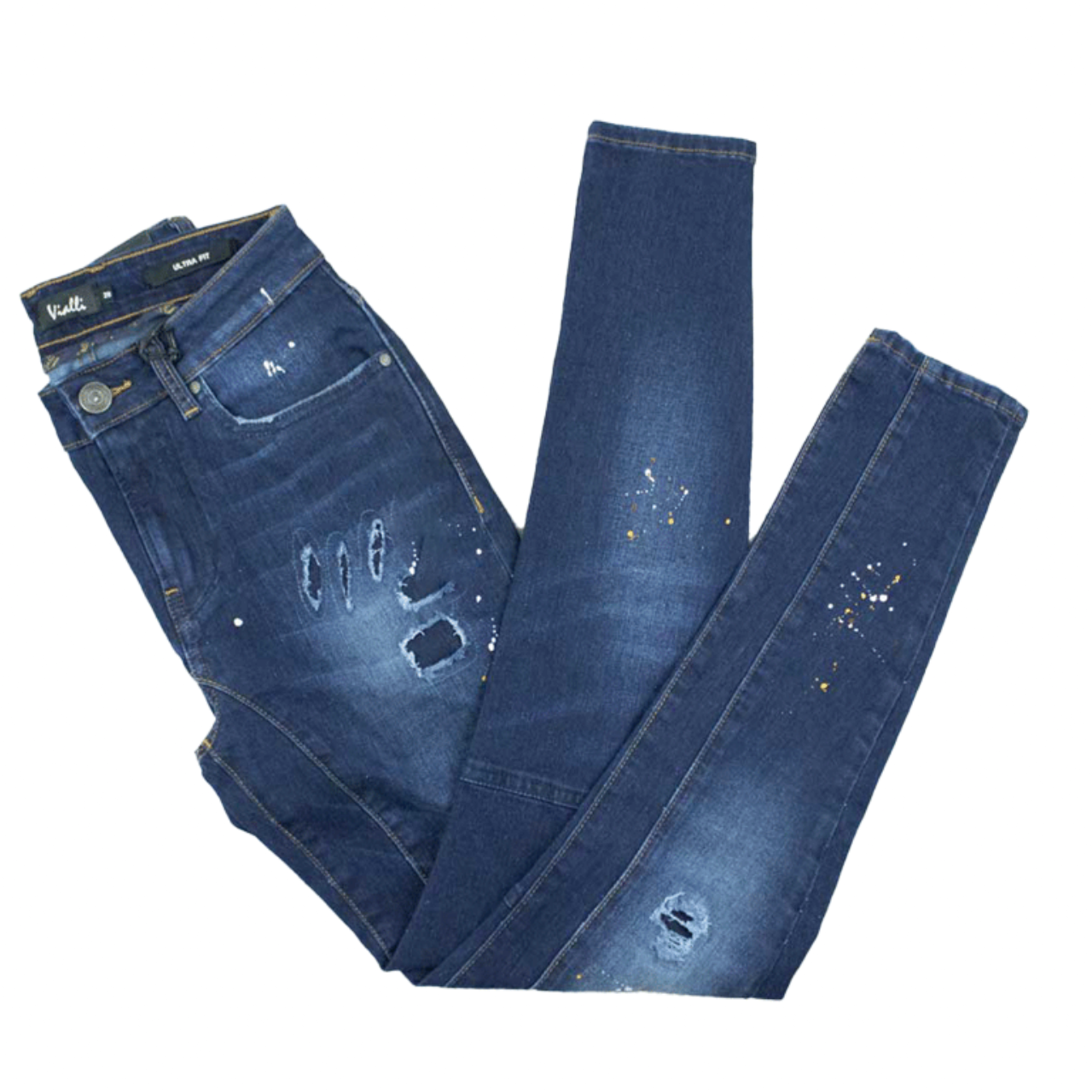 Vialli Sara Ultra Fit Blue Jeans