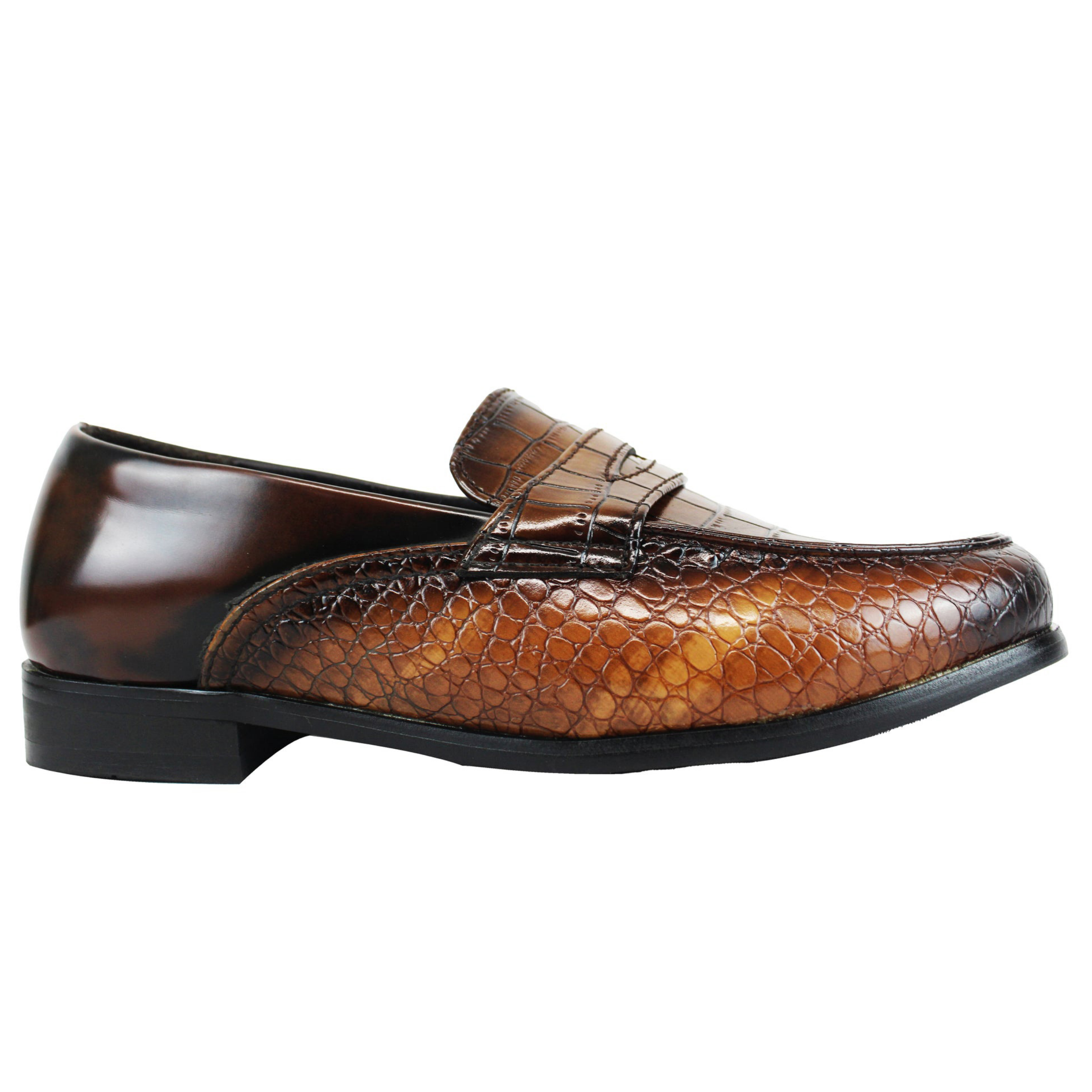 P CROUCH & CO Croc Tan