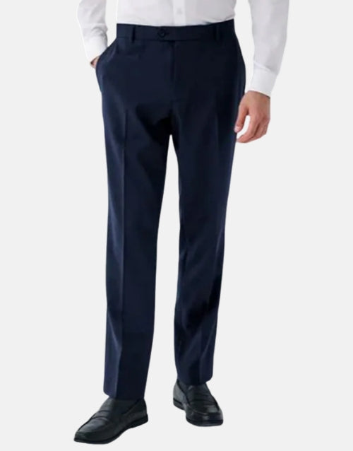 VIYELLA Wool Touch WINDSOR NIGHT BLUE Trouser