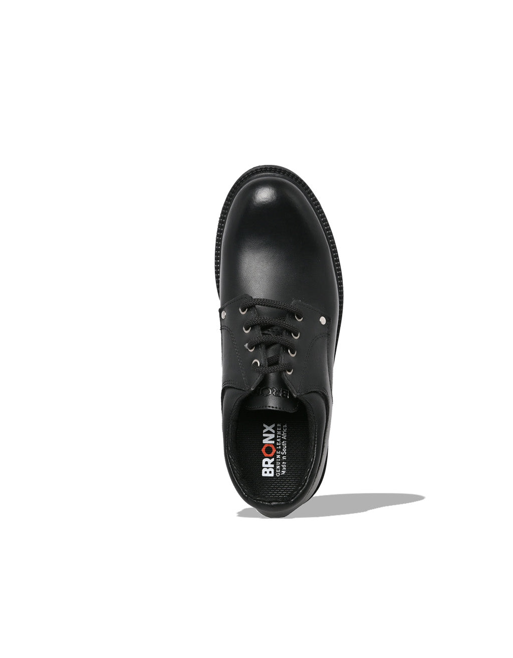 Bronx Leather Black Pluto Shoe