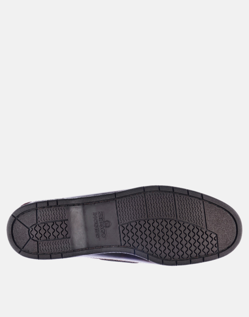 SEBAGO Leather Schooner in Brown Dockside