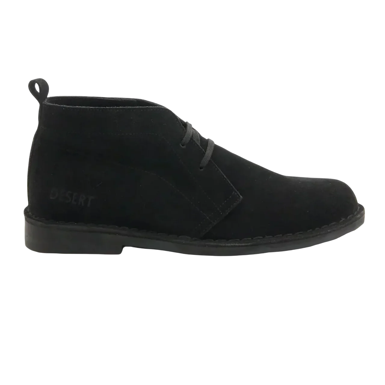 Desert Vellie Suede Black Boot