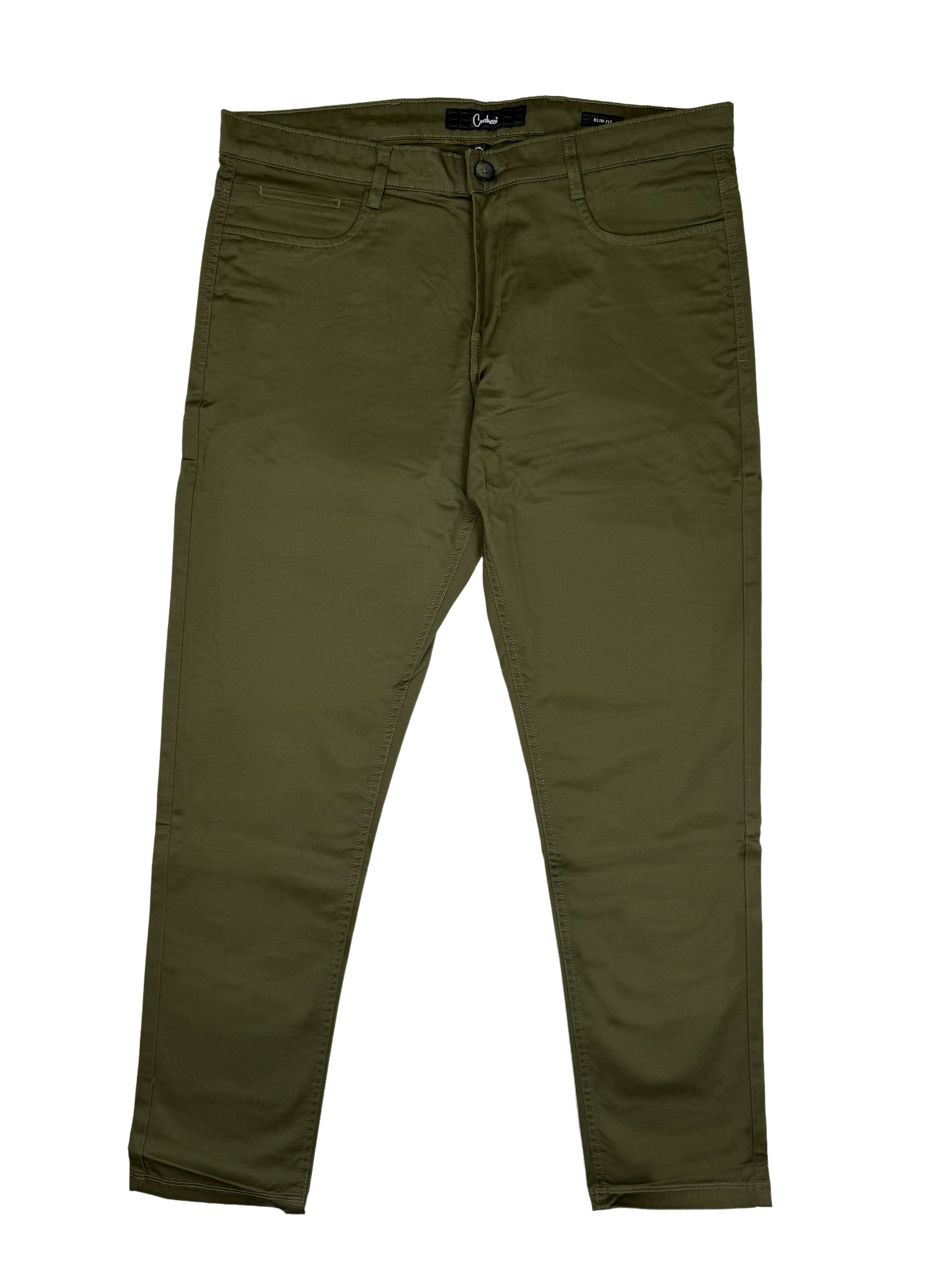 Carducci Olive Slim Fit Chino