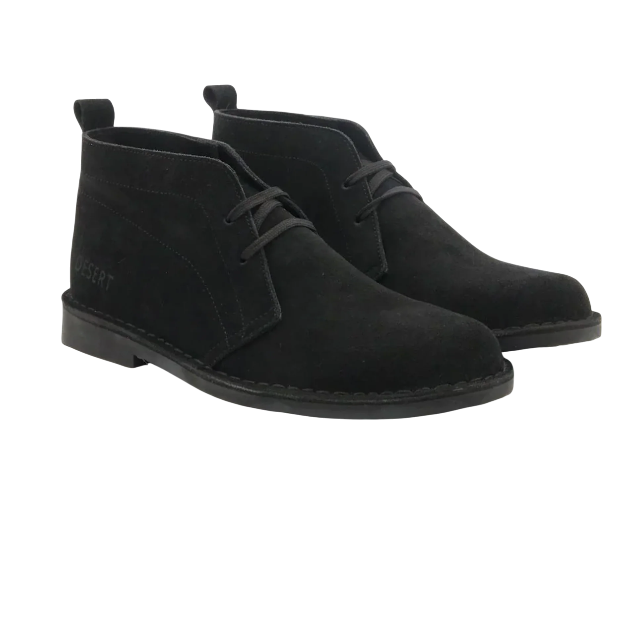 Desert Vellie Suede Black Boot