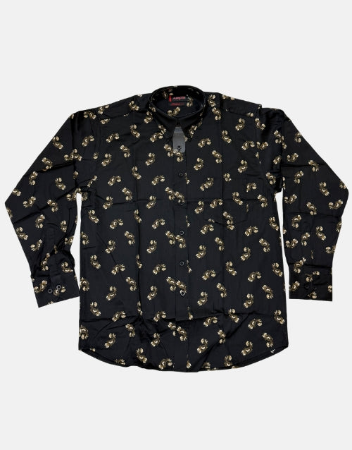 Aero Black Versace LS Shirt
