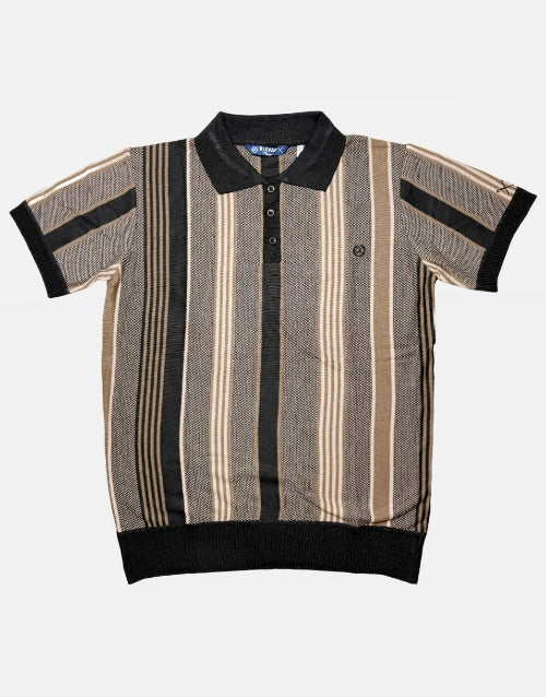 Klevas Black Strada Knitwear Golfer