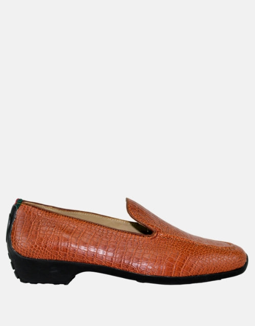 RM x MMS CROC Italian LEATHER RUST