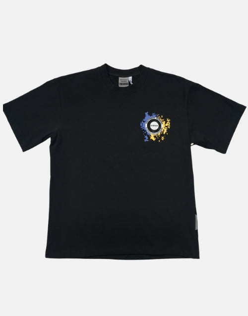 K7 Klevas Owen Black Logo T-shirt
