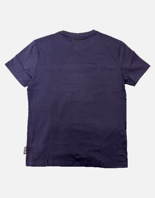 ENRICO COVERI Logo Navy T Shirt