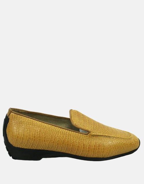 RM x MMS CROC LEATHER Mustard