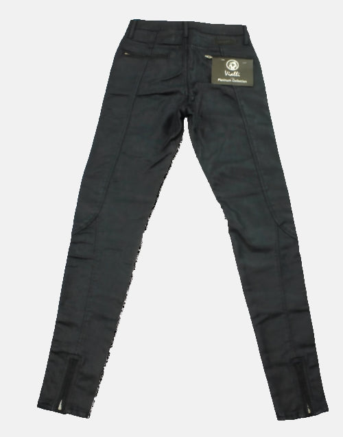 VIALLI Luca Wax Navy Ultra Fit Skinny Jeans