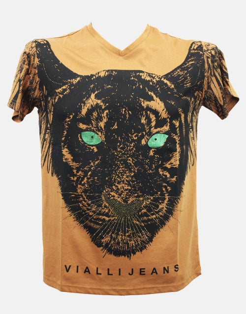 Vialli April T Shirt Rust