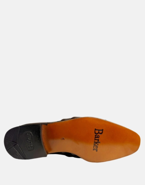 Barker Leather Dereck Burgundy Moccasin