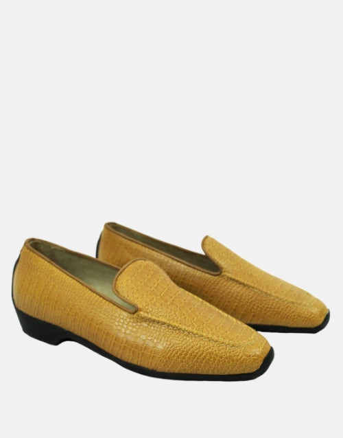 RM x MMS CROC LEATHER Mustard