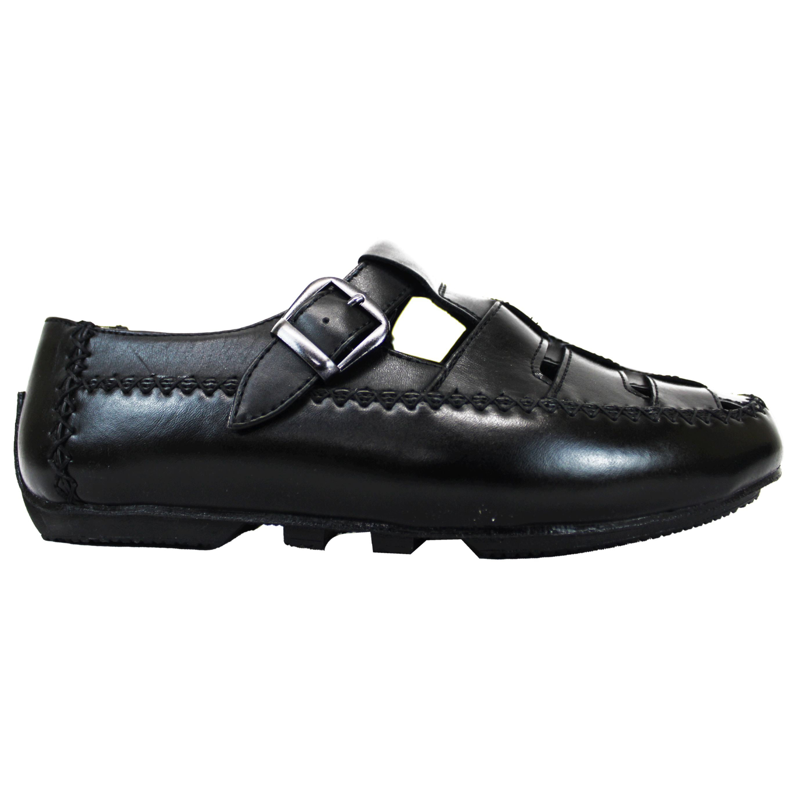 P CROUCH & CO Black Citroen Sandal