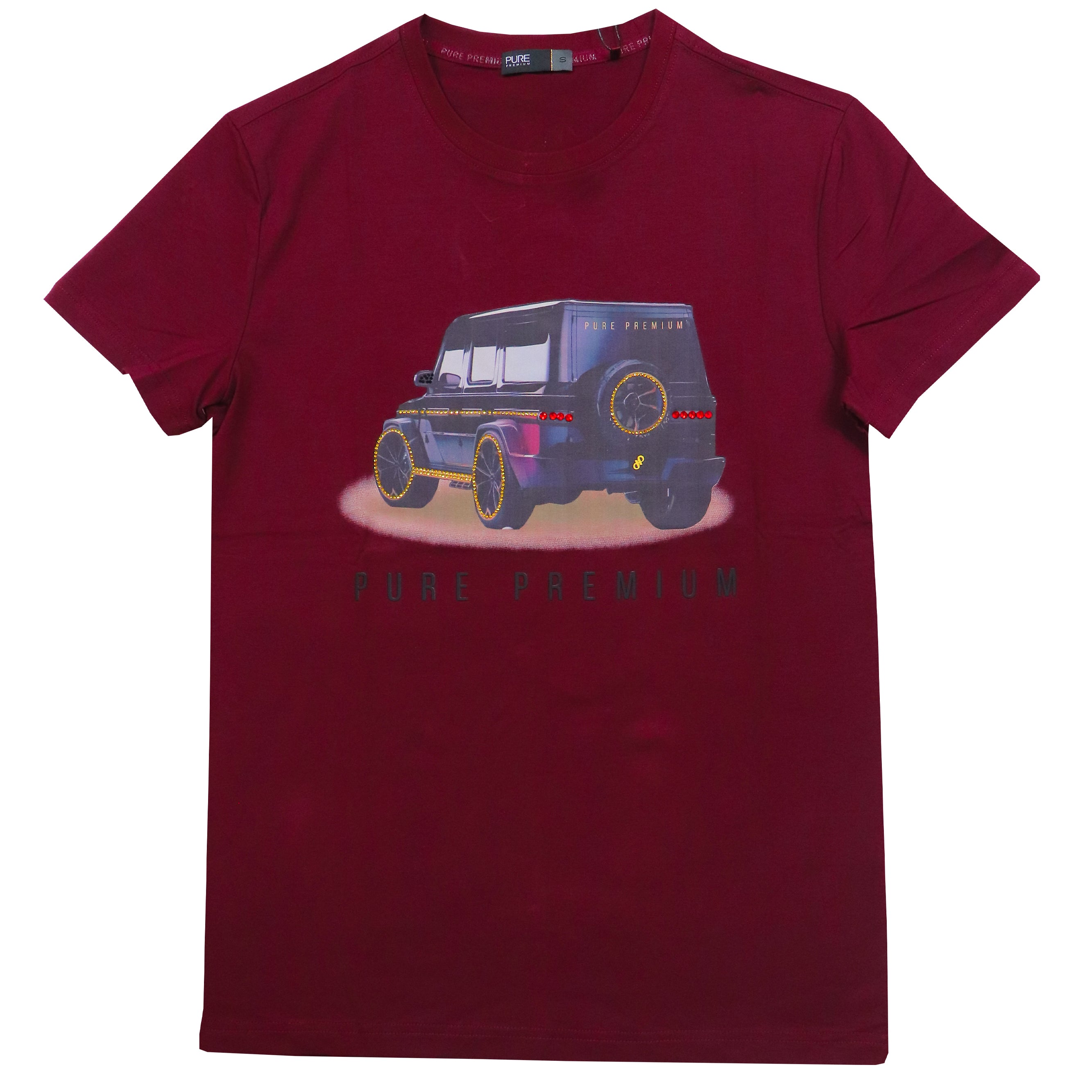 Pure Premium Carro Burgandy G Wagon T Shirt