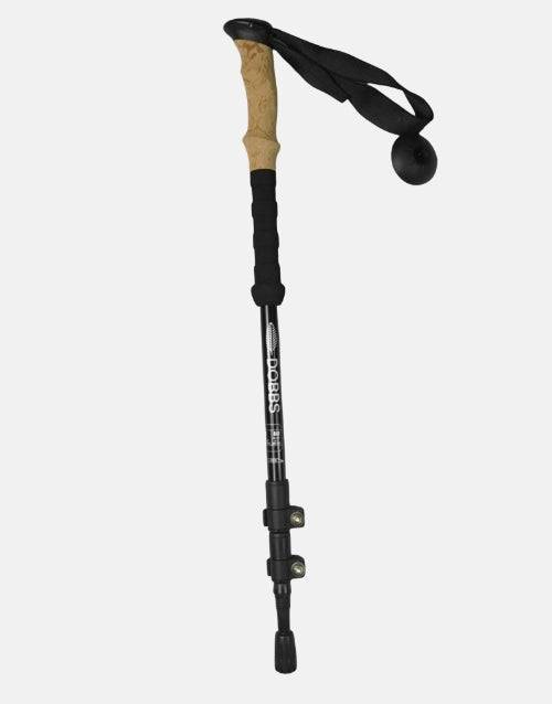 DOBBS Black Trekking Long Adjustable Stick