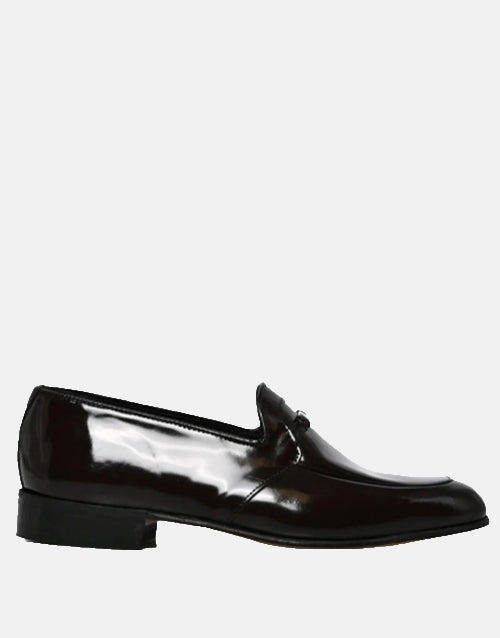 Barker Burgundy Mocassin Leather Shoe