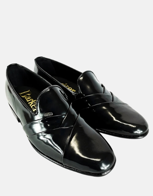Barker Leather Derek Black Mocassin