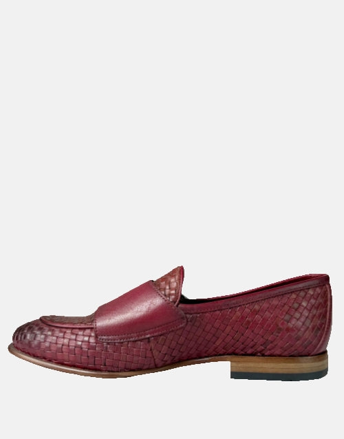 Calvano Burgundy Monk Strap