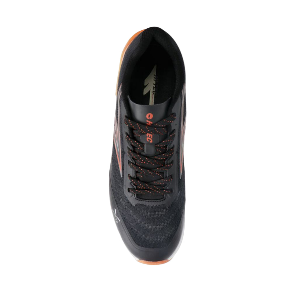 Hi‑Tec Stelio Black/Orange Trainer Sneaker