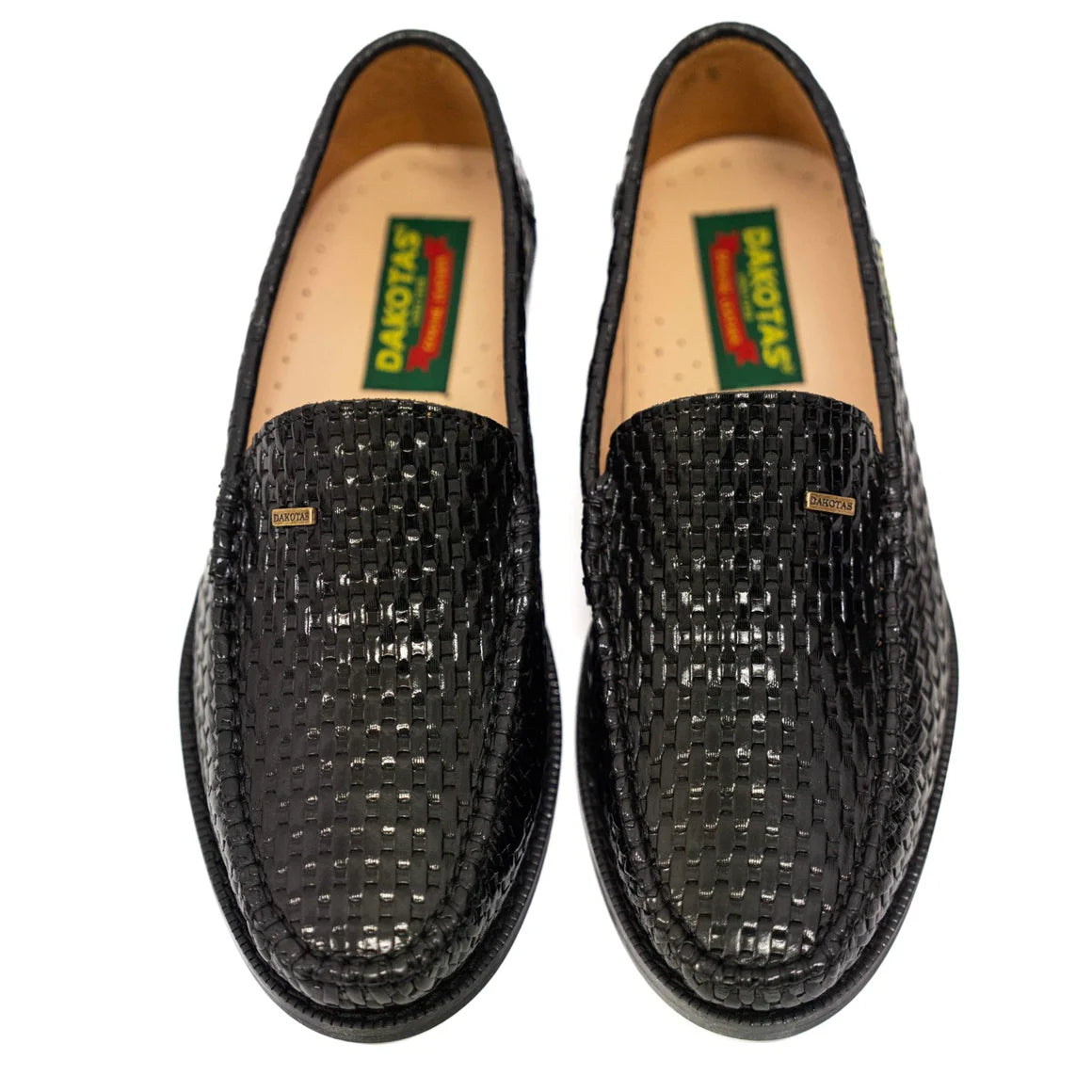 Dakotas Black Weave Moccasin