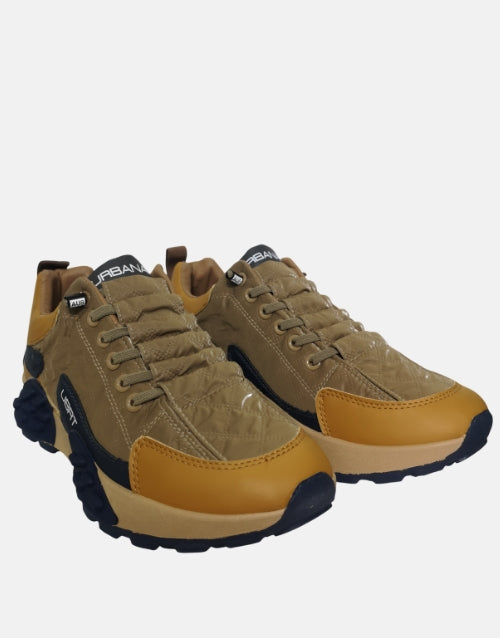 Urban Art Tan Navy Palaid Sneaker