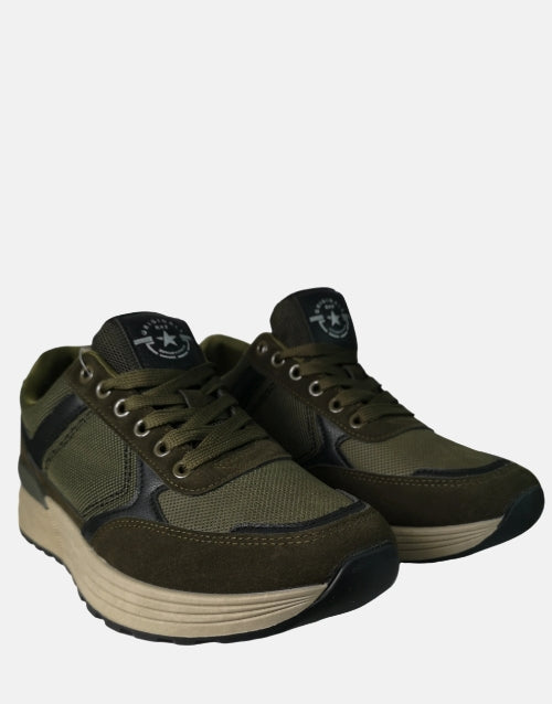 K Star 7 Harlin Olive Smart Casual Sneaker