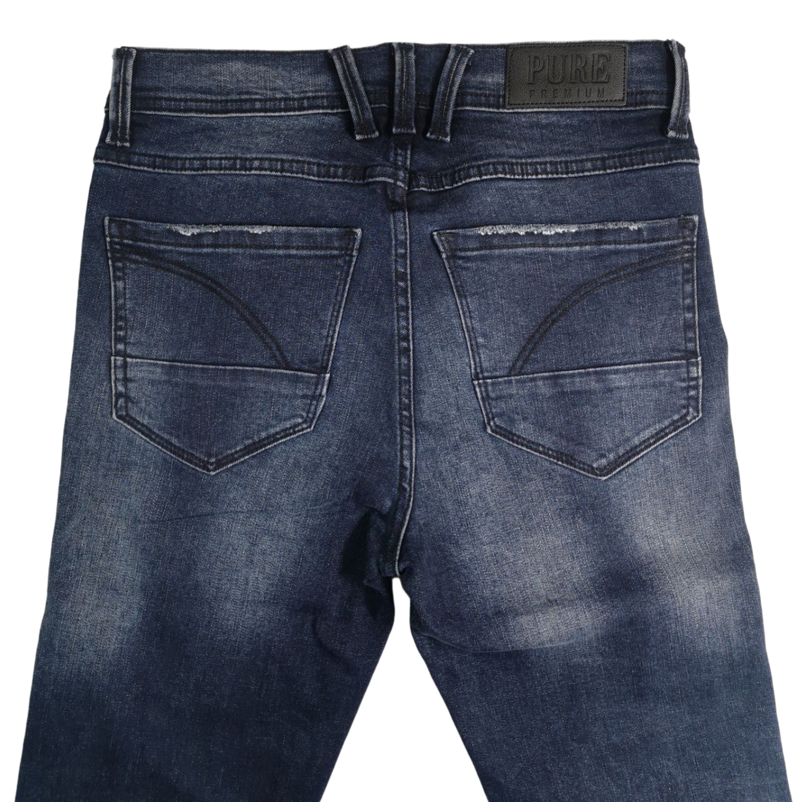 PURE PREMIUM Ceprano Blue Black Skinny Jeans