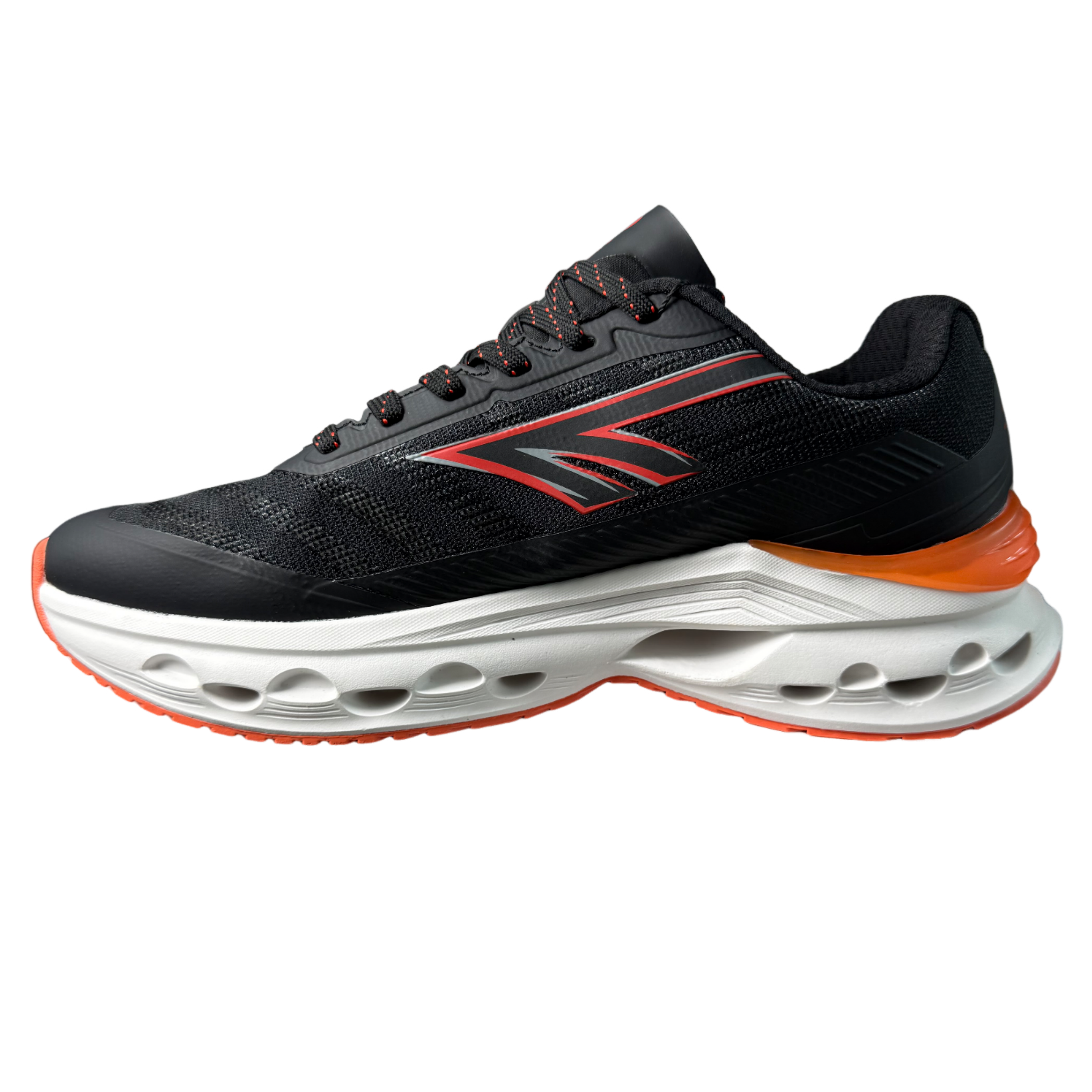 Hi‑Tec Stelio Black/Orange Trainer Sneaker