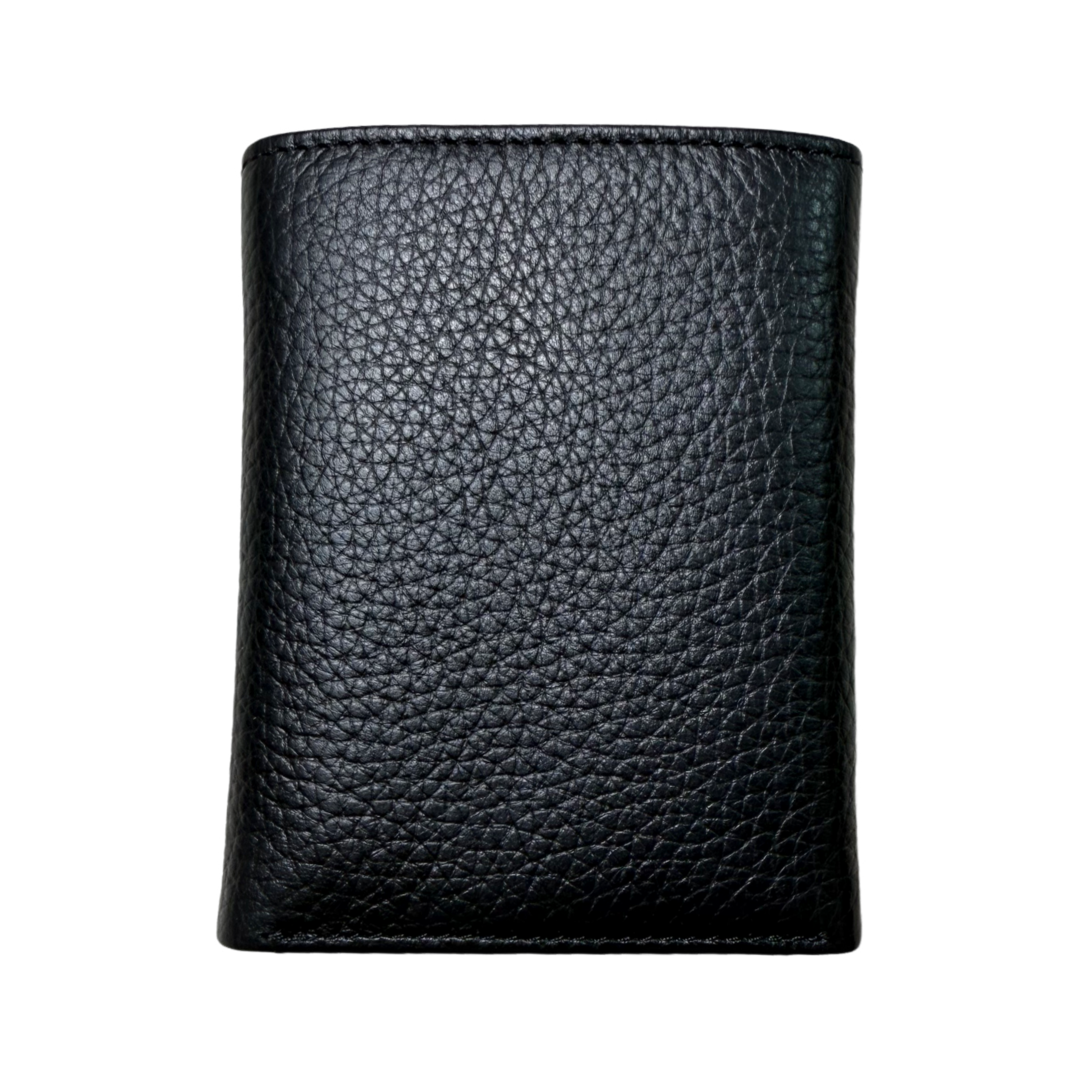Busby Genuine Leather Black Bifold Wallet