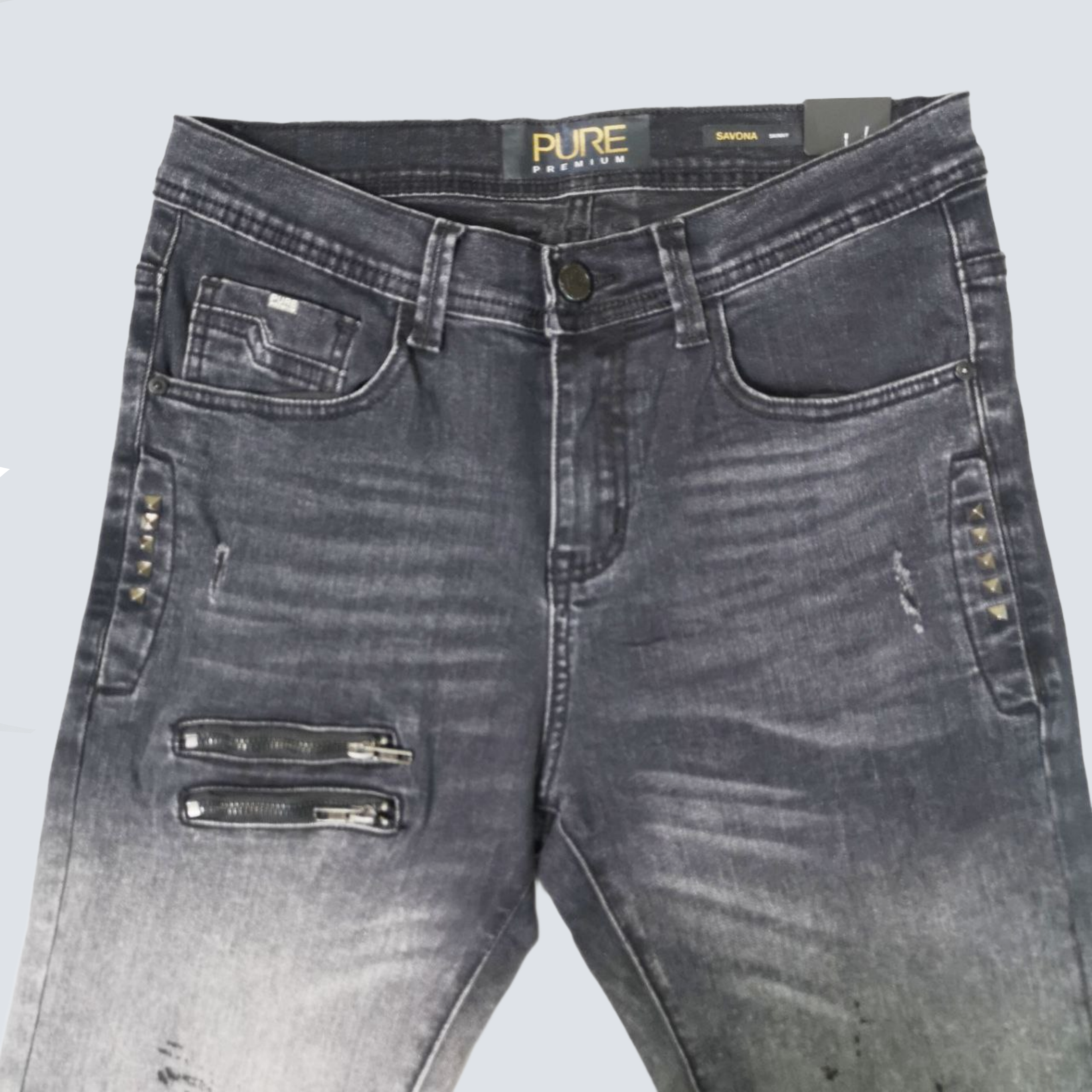 PURE PREMIUM Savona Black Skinny Jean