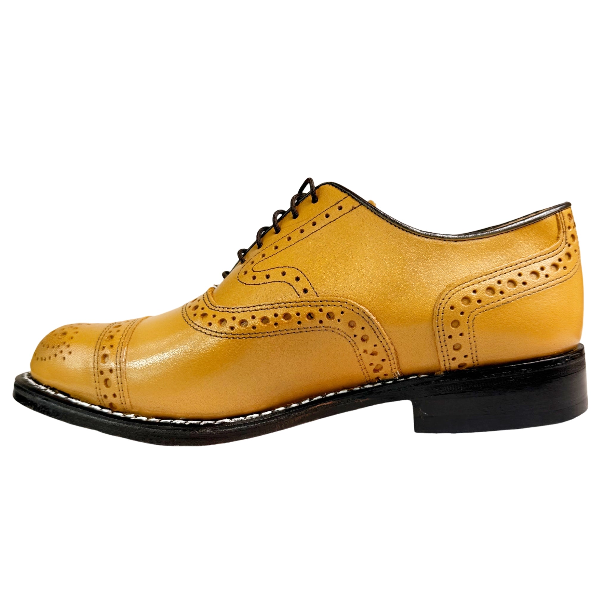 Crockett & Jones Brayden Leather Biscuit Buffcalf Shoe