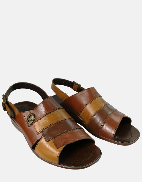 Opela Shaka E Wheat Leather Sandals
