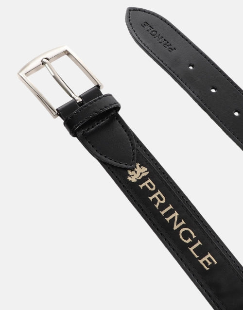 Pringle Casual Leather Belt Black