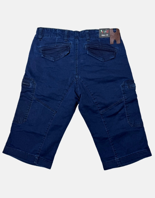 Balacotti Indigo Knitted Cargo Short