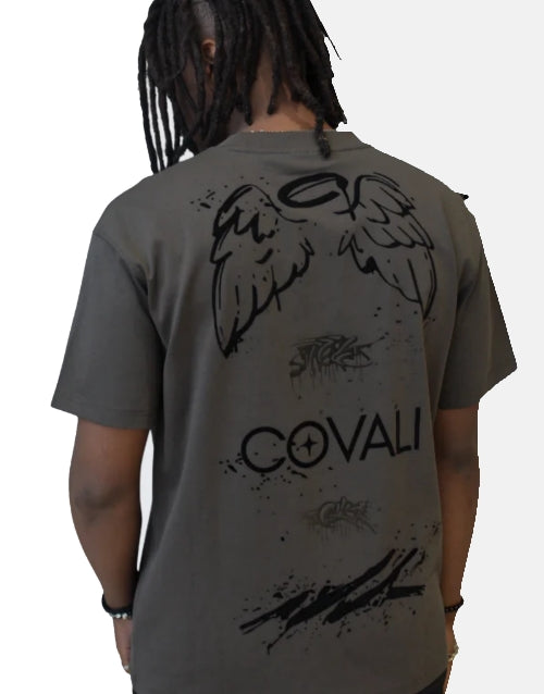 Covali Vala Dark Grey T Shirt