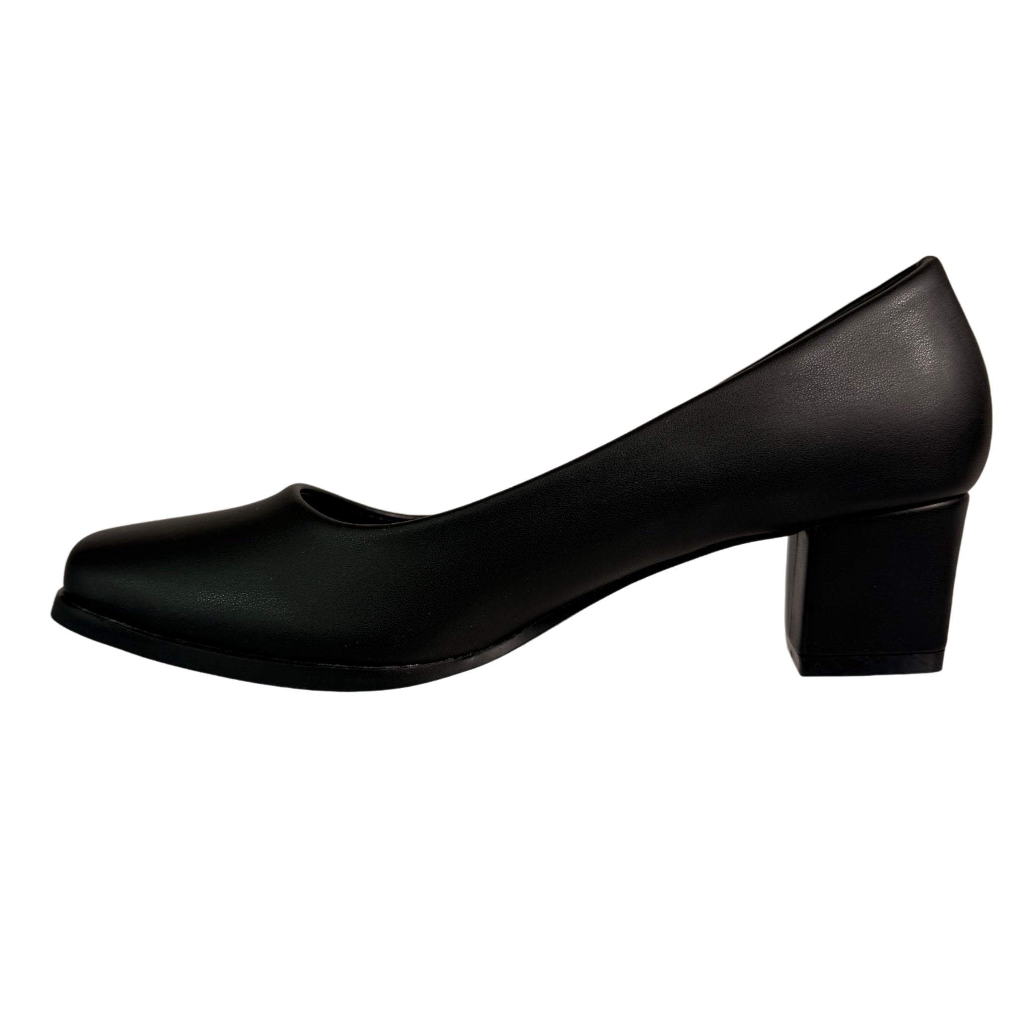 Ladies Carlo Bossi Black Block High Heels