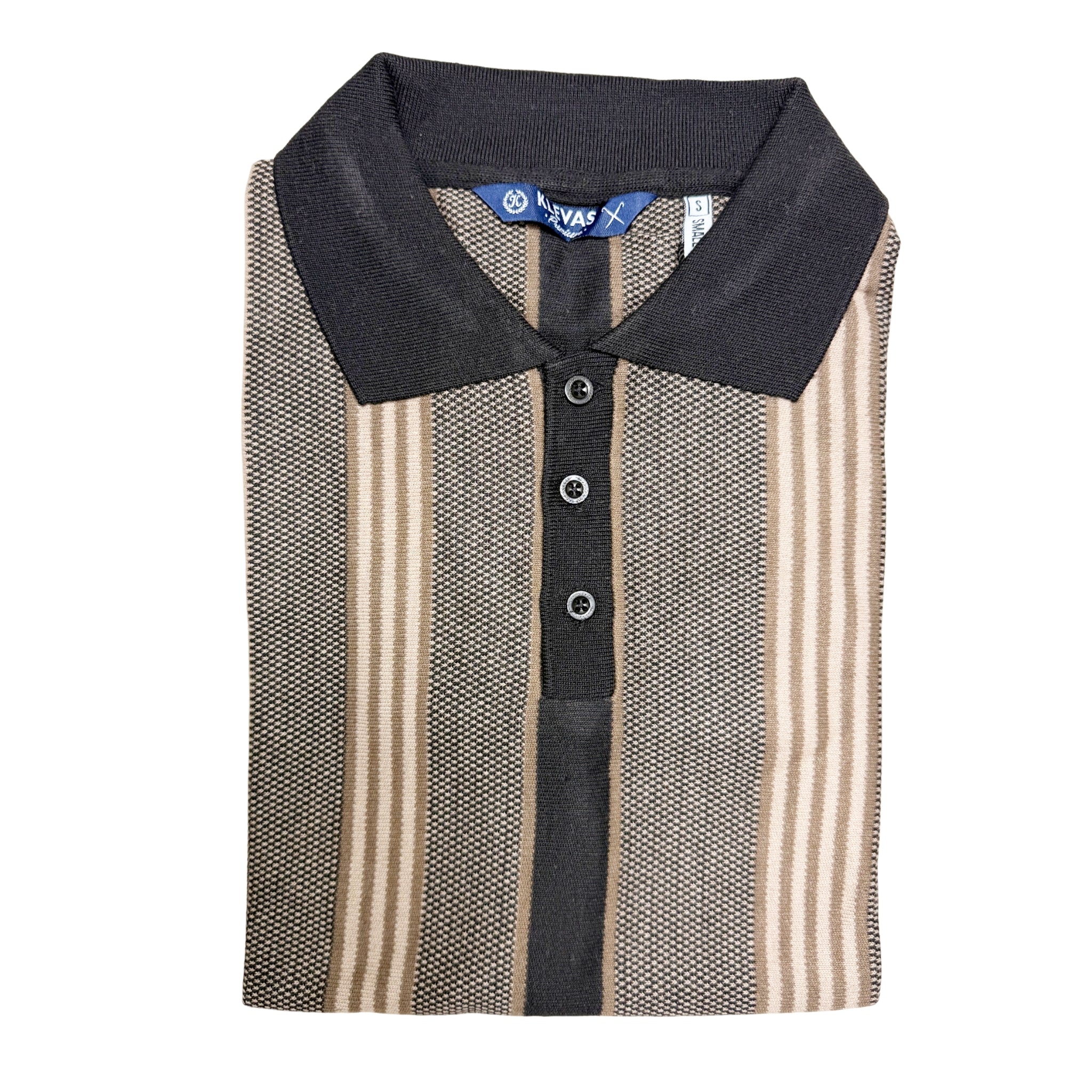 Klevas Black Strada Knitwear Golfer