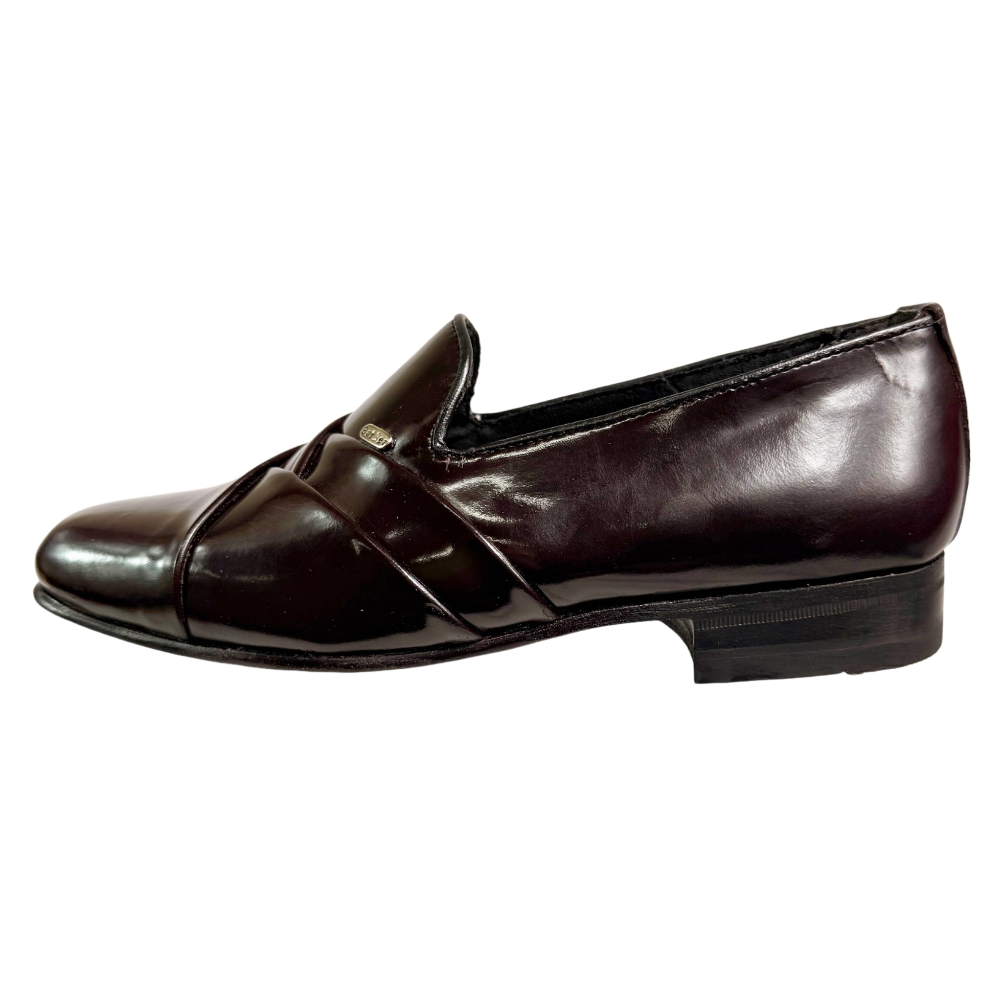 Barker Leather Dereck Burgundy Moccasin