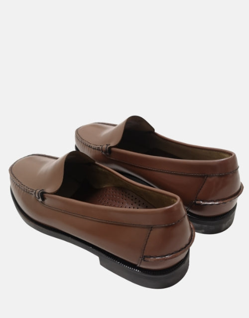 Sebago Leather Frank Man Brown Moccasin