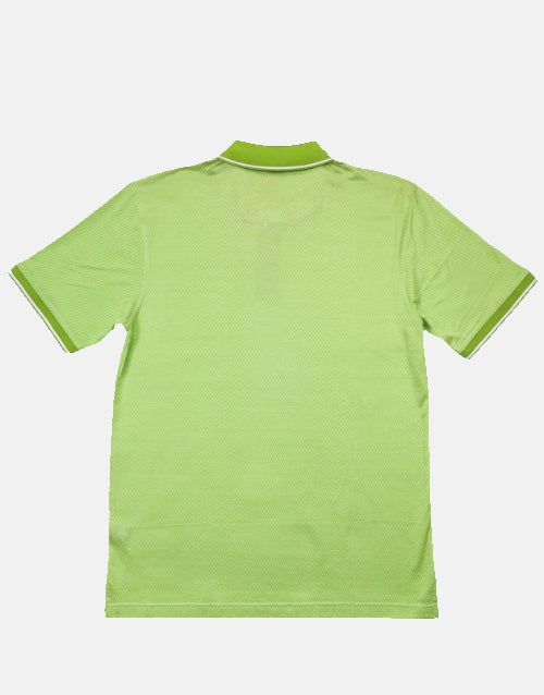 Rossini Italian Double Mercerised Cotton Lime Golfer