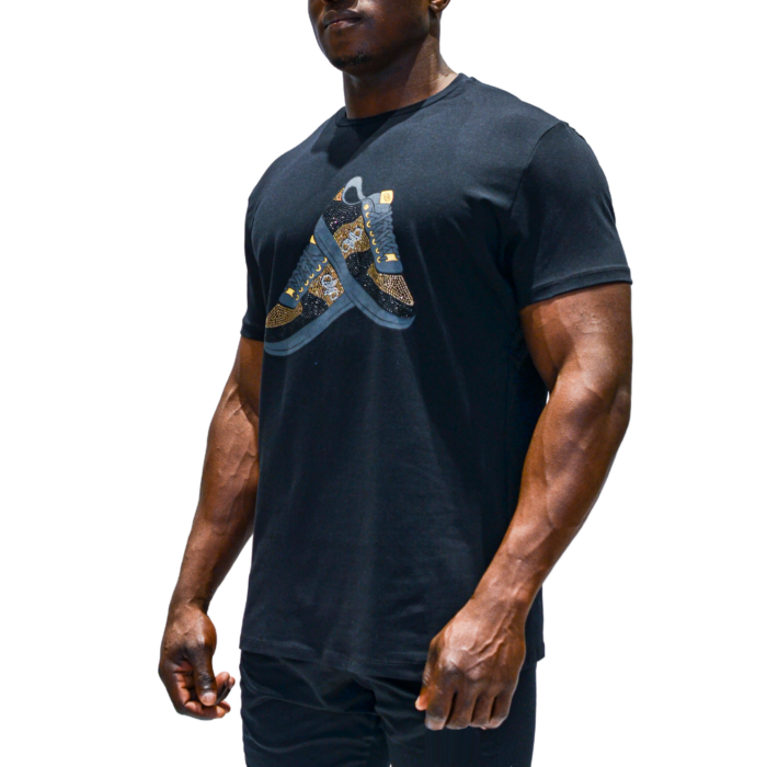 PURE PREMIUM Black SNEAKER T Shirt