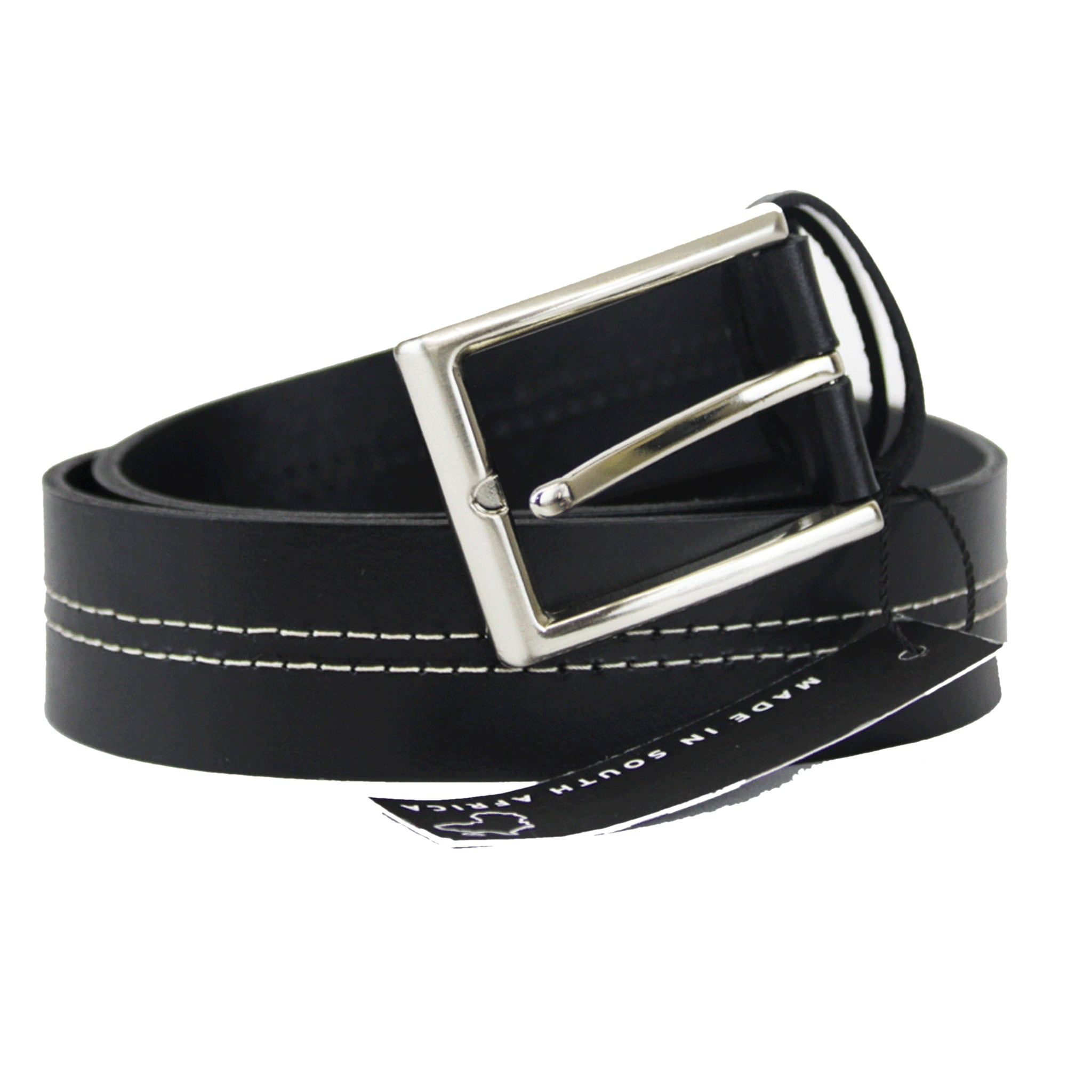 RAW HYDE WHITE STRIPE BLACK BELT