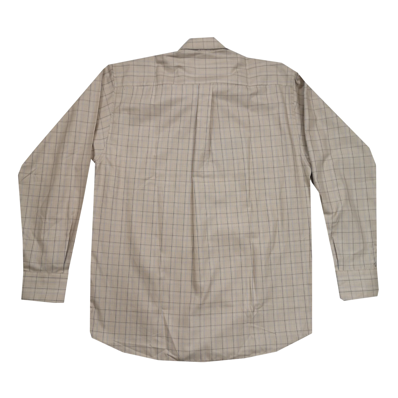 Aero LS Khaki Check Shirt
